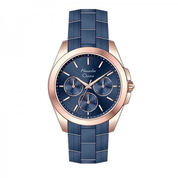 Alexandre Christie AC 2977 Rosegold Blue BFBURBU